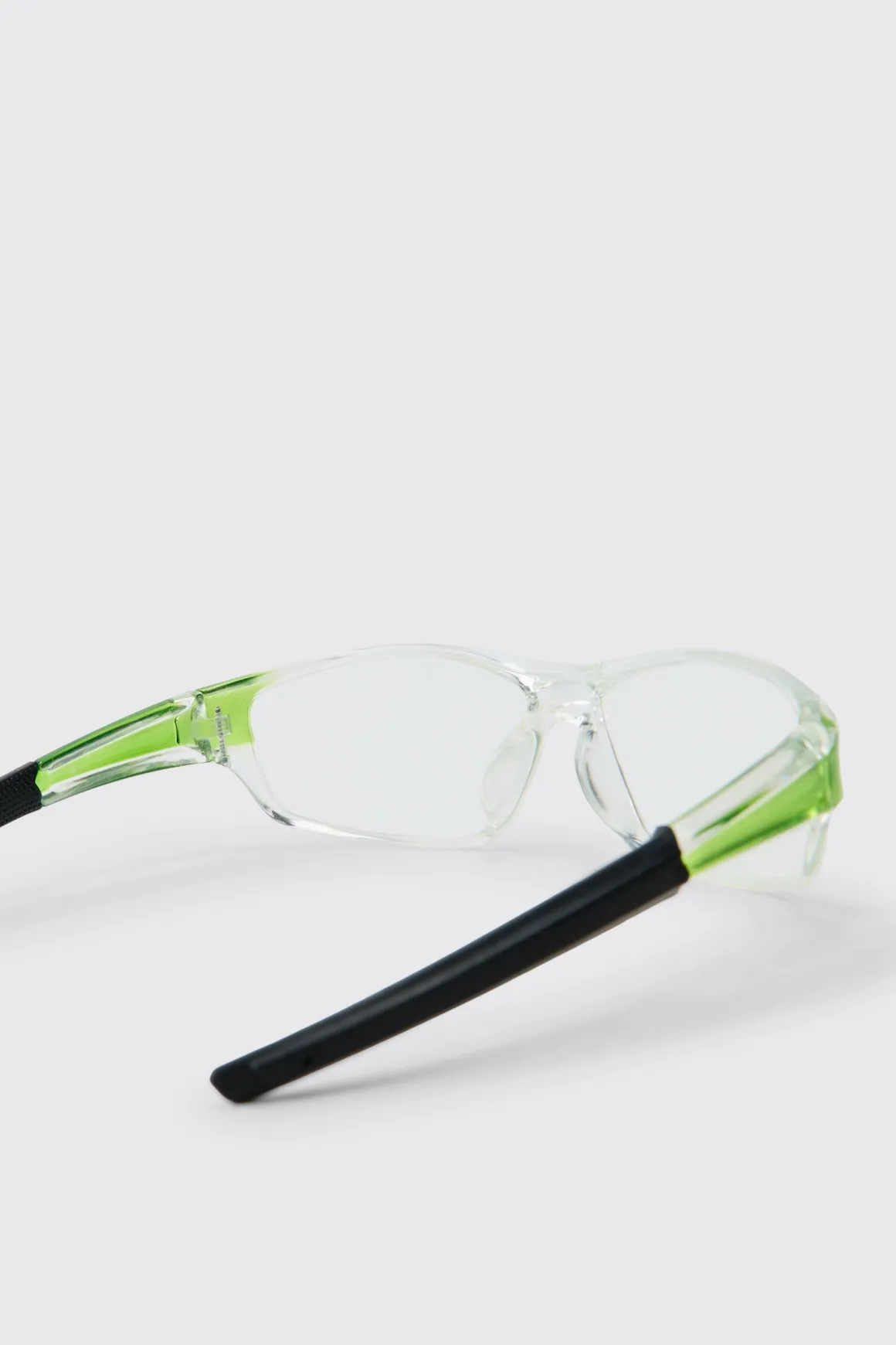 Lunettes De Soleil Sport Transparentes En Plastique