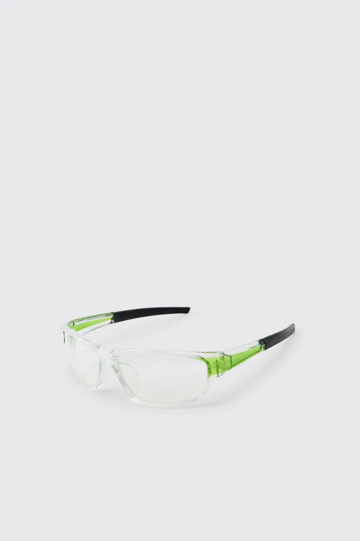 Lunettes De Soleil Sport Transparentes En Plastique