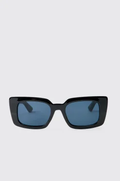 Lunettes De Soleil Teintées À Monture Épaisse