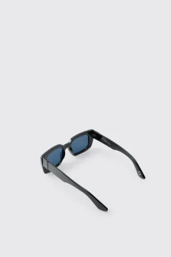 Lunettes De Soleil Teintées À Monture Épaisse