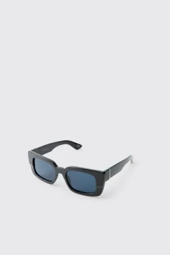 Lunettes De Soleil Teintées À Monture Épaisse