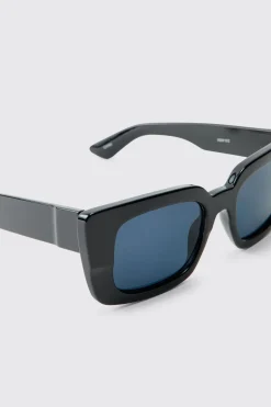 Lunettes De Soleil Teintées À Monture Épaisse