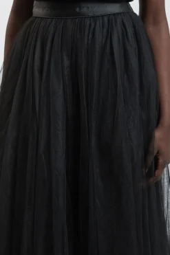 KarenMillen Lydia Millen Jupe Maxi Tissée en Tulle<Femme Jupes|Jupes