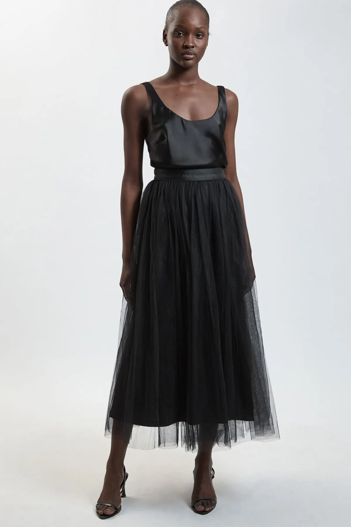 KarenMillen Lydia Millen Jupe Maxi Tissée en Tulle<Femme Jupes|Jupes