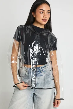 Mac Transparent De Festival Avec Détails Contrastants