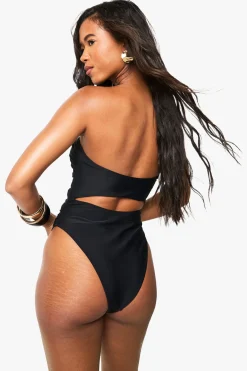 boohoo Maillot de bain bandeau découpé étoile de mer<Femme Maillots De Bain|Tenues De Plage