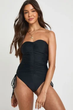 Maillot De Bain Bandeau À Détail Froncé