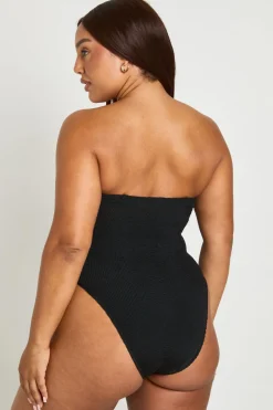 Maillot De Bain Bandeau Froissé Premium Taille Unique