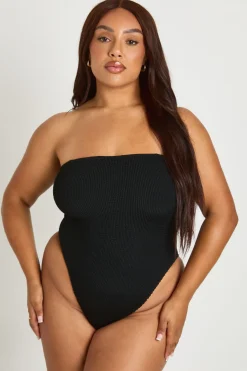 Maillot De Bain Bandeau Froissé Premium Taille Unique