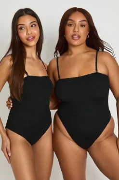 Maillot De Bain Bandeau Froissé Premium Taille Unique