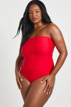 boohoo Maillot De Bain Bandeau Plus Essentials<Femme Maillots De Bain|Tenues De Plage