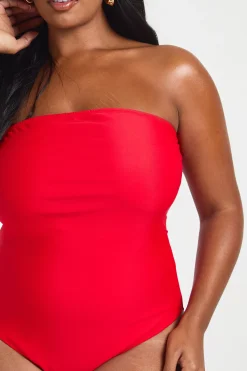 boohoo Maillot De Bain Bandeau Plus Essentials<Femme Maillots De Bain|Tenues De Plage