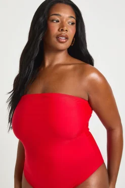 boohoo Maillot De Bain Bandeau Plus Essentials<Femme Maillots De Bain|Tenues De Plage