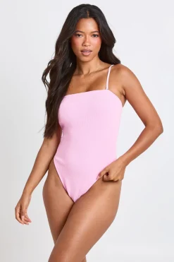 Maillot De Bain Bandeau Texturé