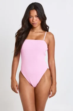 Maillot De Bain Bandeau Texturé
