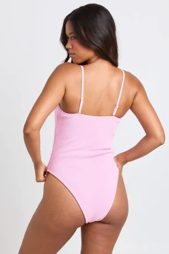 Maillot De Bain Bandeau Texturé