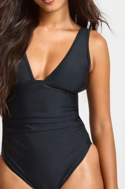 Maillot De Bain Échancré Avec Contrôle Du Ventre