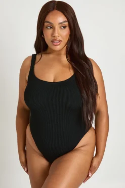Maillot De Bain Échancré Froissé Premium Taille Unique
