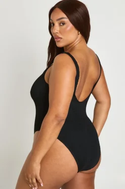 Maillot De Bain Échancré Froissé Premium Taille Unique