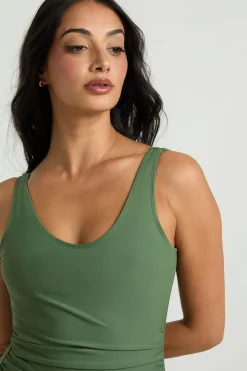 boohoo Maillot De Bain Échancré Sculptant Le Ventre<Femme Maillots De Bain|Tenues De Plage