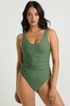 boohoo Maillot De Bain Échancré Sculptant Le Ventre<Femme Maillots De Bain|Tenues De Plage