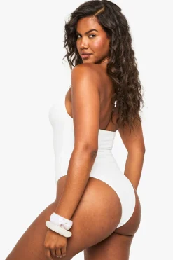 boohoo Maillot de bain de mariée premium à broderie découpée<Femme Maillots De Bain
