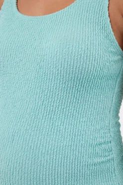 Maillot De Bain De Maternité Col Carré Froissé