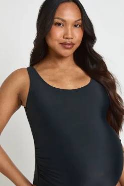 Maillot De Bain De Maternité À Encolure Arrondie