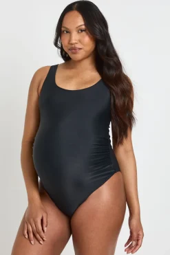 Maillot De Bain De Maternité À Encolure Arrondie