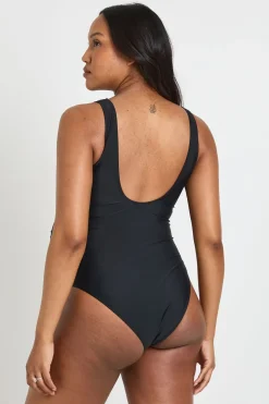 Maillot De Bain De Maternité À Encolure Arrondie