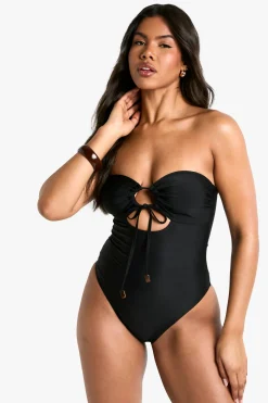 Maillot De Bain À Détails En Résine