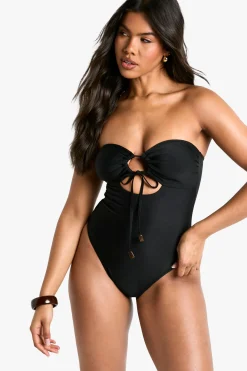 Maillot De Bain À Détails En Résine