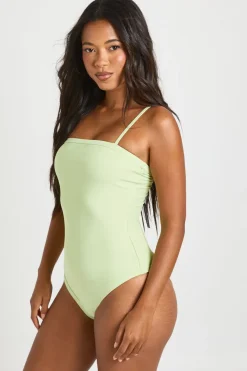 boohoo Maillot De Bain À Encolure Carrée Gainant<Femme Maillots De Bain|Tenues De Plage