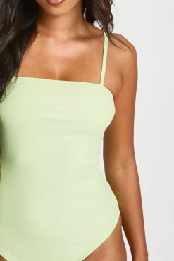boohoo Maillot De Bain À Encolure Carrée Gainant<Femme Maillots De Bain|Tenues De Plage