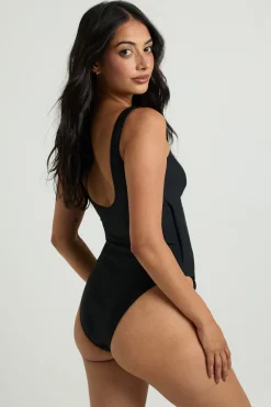 boohoo Maillot De Bain Gainant À Détail Cache-cœur<Femme Maillots De Bain|Tenues De Plage