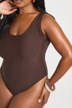 Maillot De Bain Grande Taille Col Rond Essentials