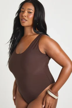 Maillot De Bain Grande Taille Col Rond Essentials