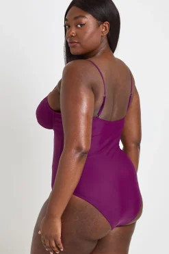 boohoo Maillot De Bain Grande Taille Essentiel À Armatures<Femme Maillots De Bain|Tenues De Plage