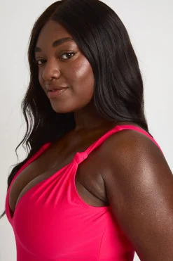 Maillot De Bain Grande Taille Avec Détail Nœud