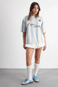 DSGN Studio Maillot De Football À Rayures<Femme Dsgn Studio|Tops