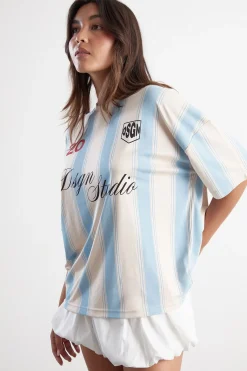 DSGN Studio Maillot De Football À Rayures<Femme Dsgn Studio|Tops