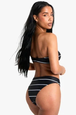 Maillots de bain Essentials Bikini Bandeau à rayures multi-usage
