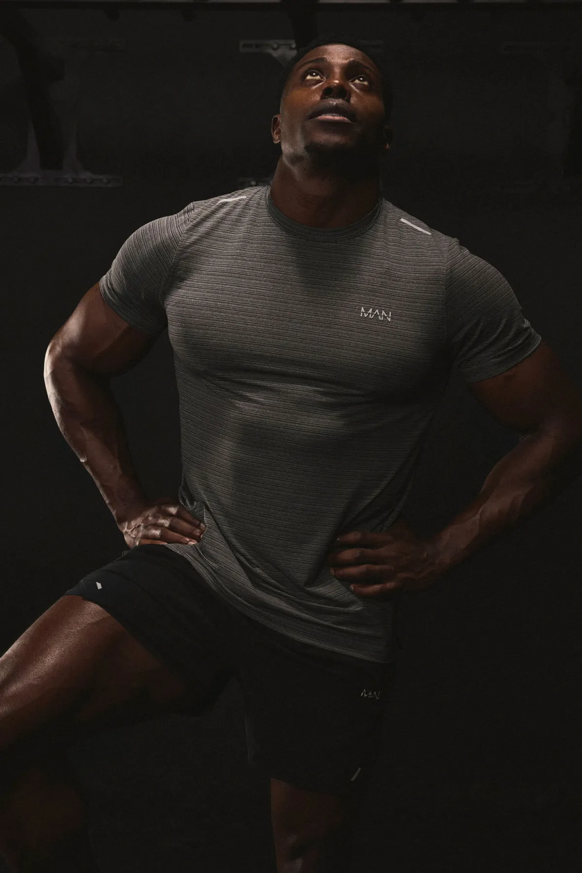 boohooMAN Man Active Engineered Performance Regular Fit T-shirt<Homme Tout Afficher|Tout Afficher Activewear