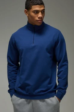 boohooMAN MAN Active Premium Coupe Regular Zip 1/4<Homme/Femme Tout Afficher|Tout Afficher Activewear