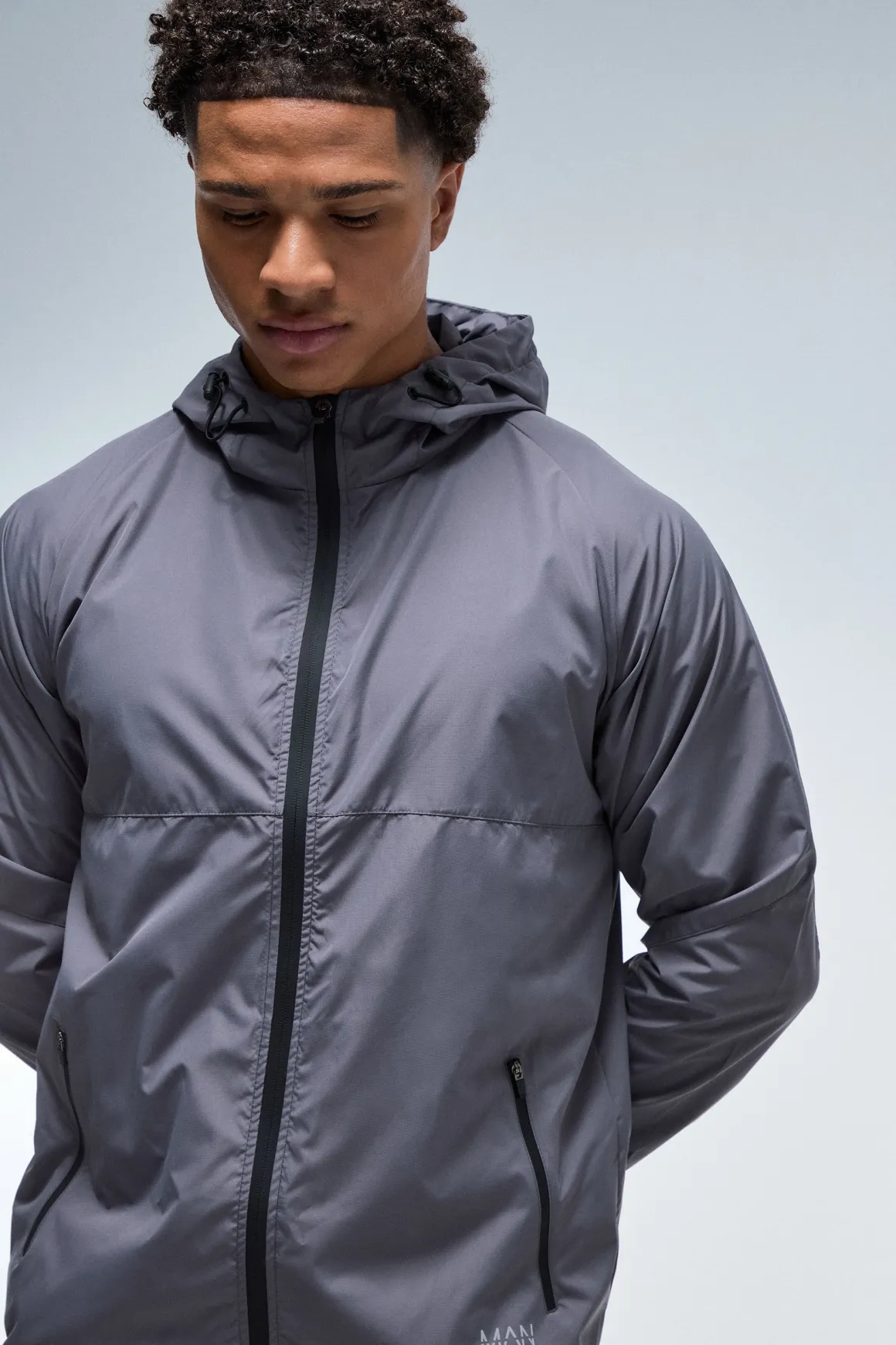 Man Active Ripstop Shower Resist Windbreaker