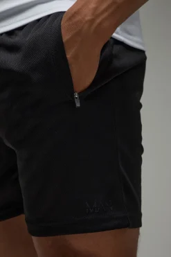 Man Active Short de gym stretch avec poches zippées 5 pouces