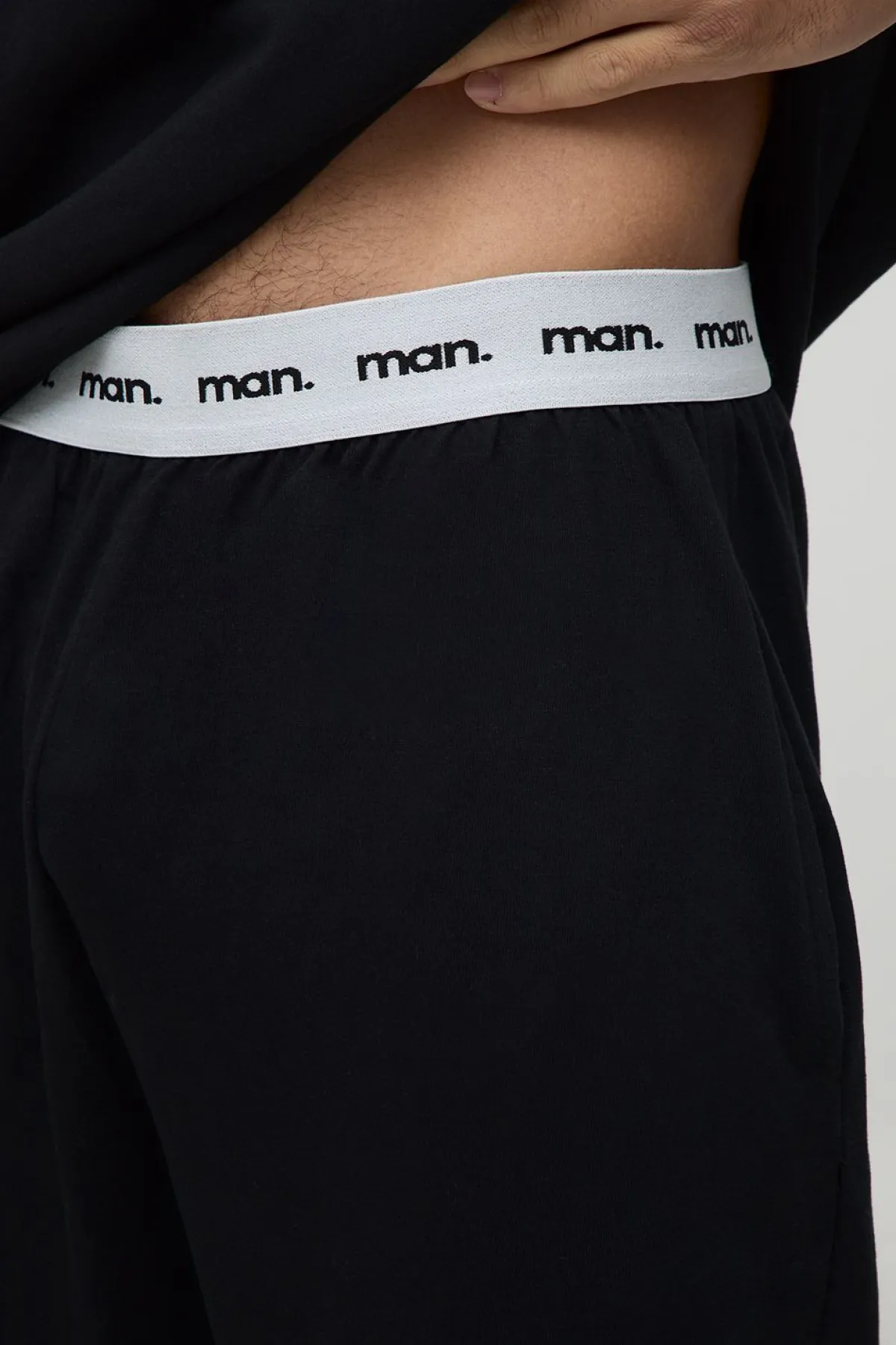 boohooMAN MAN Ensemble de détente pour homme : T-shirt et pantalon de jogging<Homme Vêtements Confort