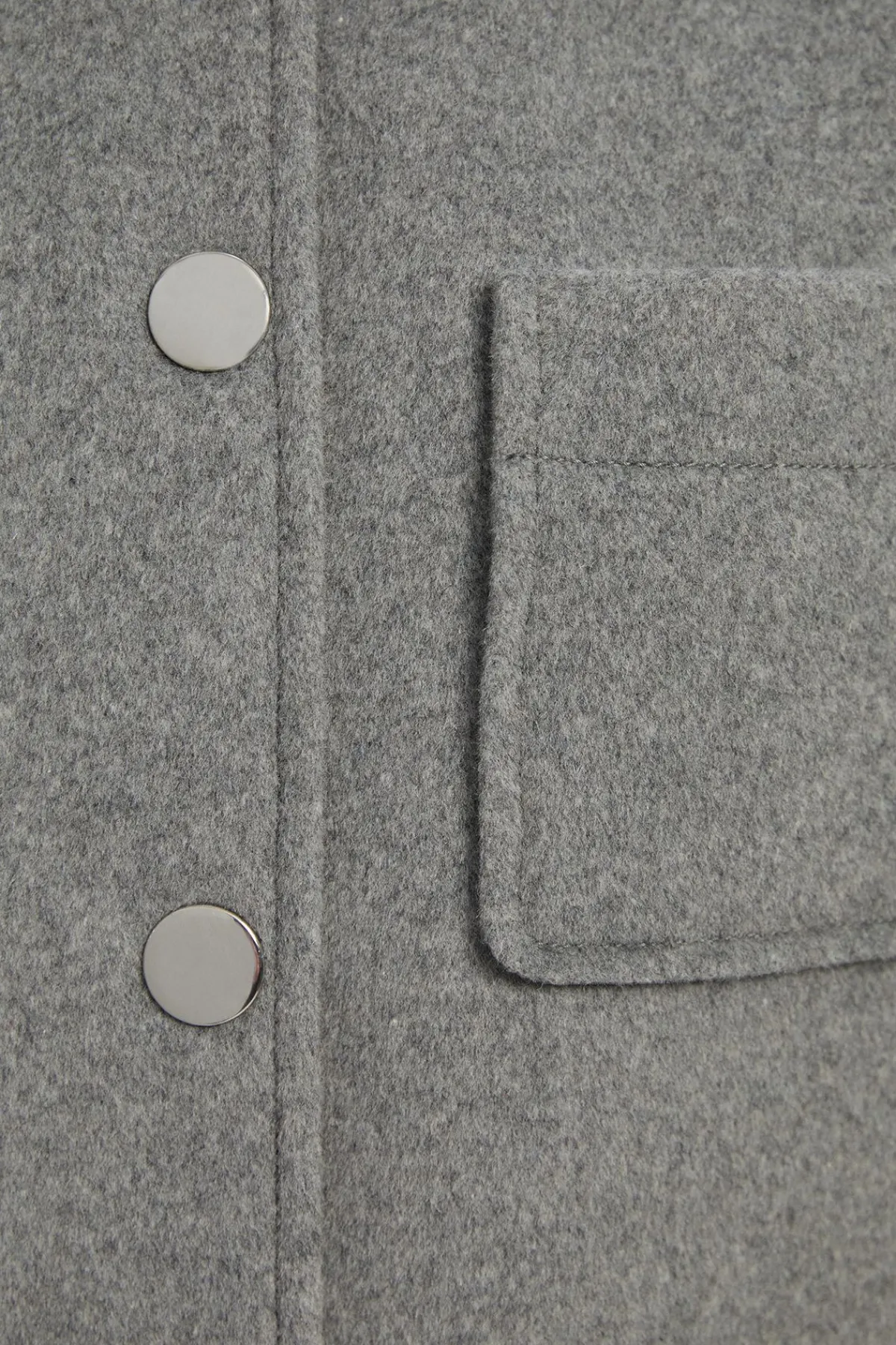KarenMillen Manteau Ajusté Mi-Long en Laine Brossée avec Poches Plaquées<Femme Tailleurs|Vestes & Manteaux