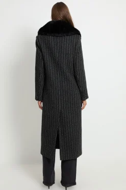 Wallis Manteau Ajusté À Rayures Fines En Mélange De Laine<Femme Manteaux Et Vestes D’Automne|Vestes & Manteaux