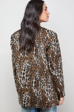 Manteau Blazer sans Col